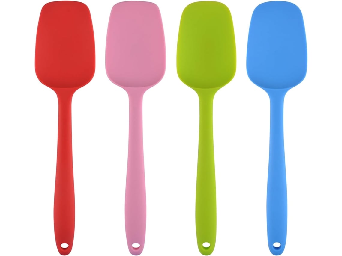 Conjunto De Pá De Silicone - Pá Não Adesiva - Núcleo De Aço - 4 Peças, Colorido