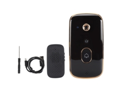 Timbre De Puerta Inteligente Wifi Con Vídeo, Audio Bidireccional, Visión Nocturna, Detección De Movimiento Y Almacenamiento En La Nube