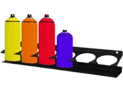 Estante Para 6 Botellas Para Detallado | Organizador De Pared Con Ranuras Para