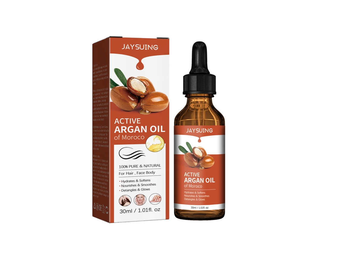 Aceite de argán 100% puro para el cabello y la piel.