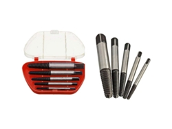 2026-set De 5 Extractores De Tornillos Rotos De 3 A 19 Mm, Acero Aleado, Caja Plástica