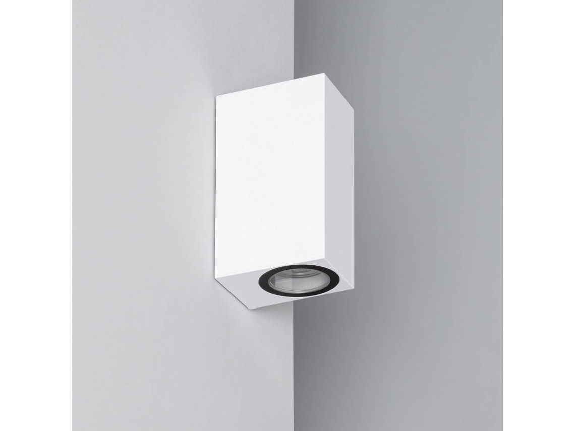 Aplique de Pared LEDKIA Miseno (Blanco - PC, ABS - 15.3x6.5x8.8 cm)