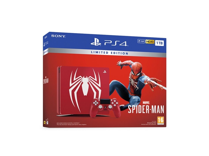 Consola PS4 Slim + Marvel's Spider-Man (1 TB)