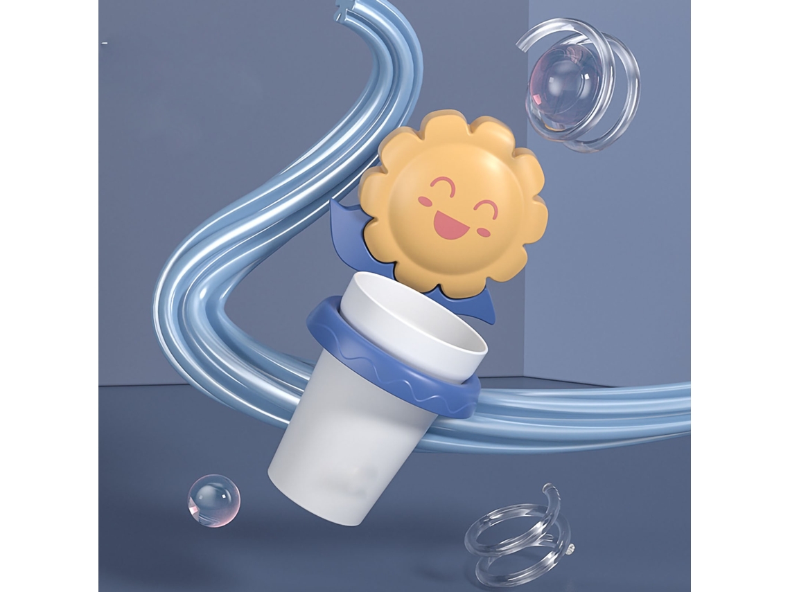 Soporte De Pared Para Vaso De Enjuague Bucal Con Diseño Animado Para Bebés, Accesorio De Baño Con Girasol Naranja.