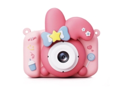 Cámara fotográfica multifuncional para niños de 9600 W con píxeles HD y cámara dual para grabación de video y juegos (rosa) Yizhood