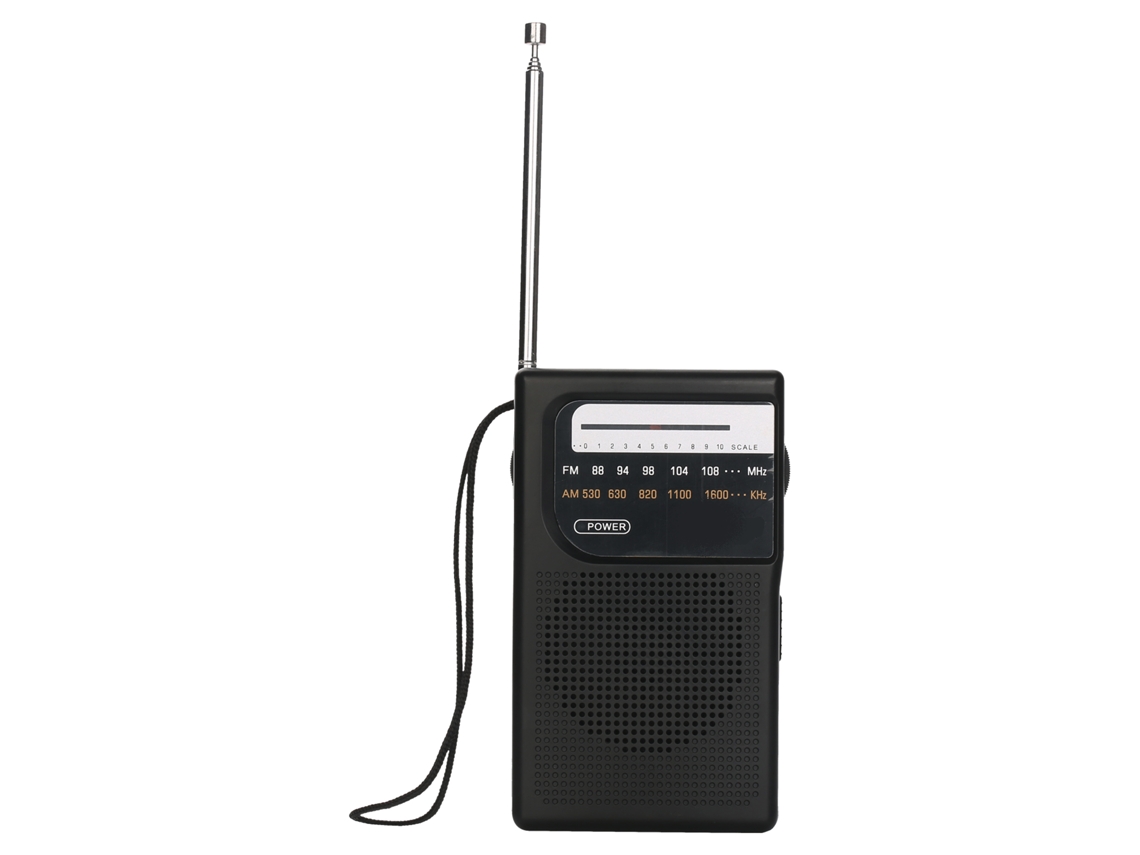 Radio Portátil Am/fm Mdug A Batería Con Antena Telescópica