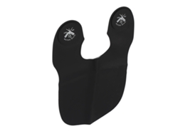 Protector De Cuello Para Corte De Pelo De Silicona Impermeable Negro Talla Grande Para Peluquerías Y Uso Doméstico