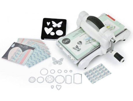 Sizzix Big Shot de corte y repujado manual 661545 abertura 15.24 cm starter by my life handmade papel kit inicio