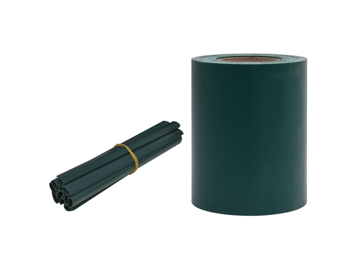 Maison Exclusive - Panel De Valla De Pvc Verde Mate 35x0,19 M
