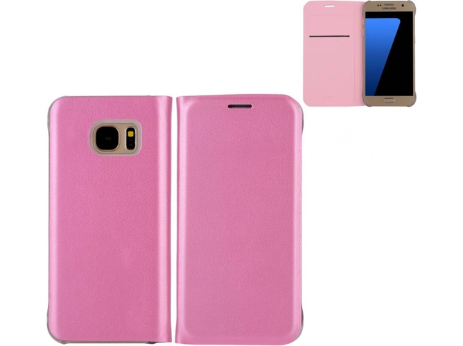 Funda Samsung Galaxy A8 2018 Flip Rosa
