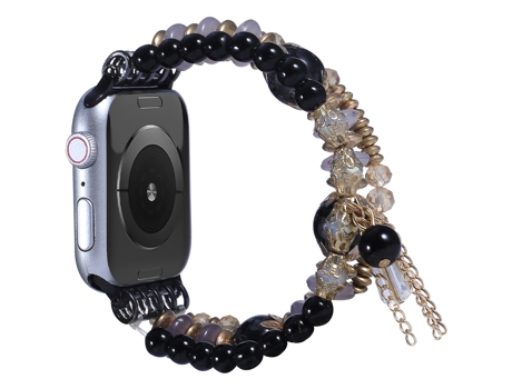 Correa para Smartwatch con Borla de Cadena para Apple Watch Ultra 49mm y Watch Ultra 2 49mm / Series 9 y 8 y 7 45mm / SE 3 y SE 2 y 6 y SE y 5 y