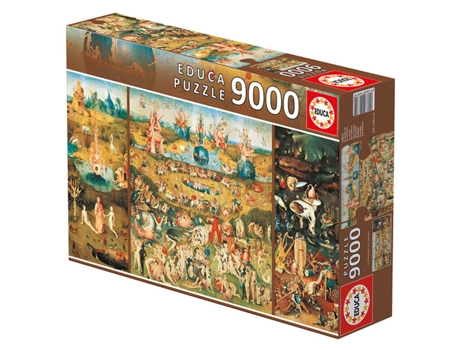Puzzle 2D EDUCA Lo Jandín de las Delicias (Edad Mínima: 14 - 9000 Piezas)