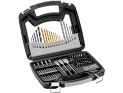 Juego de brocas y taladros de 101 piezas para metal, madera y más, con estuche portátil - Tekmaquinas