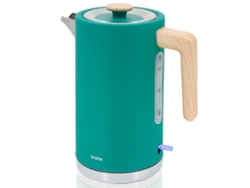 Jarra eléctrica Nordic de 1,7 l sin BPA, base de 360°, Briebe, controlador Strix, apagado automático, Kt1165gre, verde