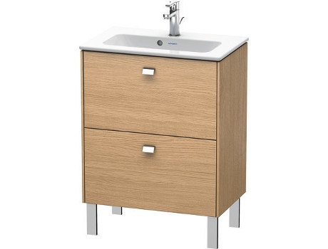 Mueble bajo encimera DURAVIT Brioso Compact 62,0 x 38,9 cm 2 extraíbles incl. hueco para sifón y delantal para lavabo ME by Starck 234263