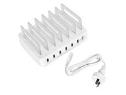 Estación De Carga Usb Con 6 Puertos De Carga Rápida, Dock Inteligente De Carga, Soporte