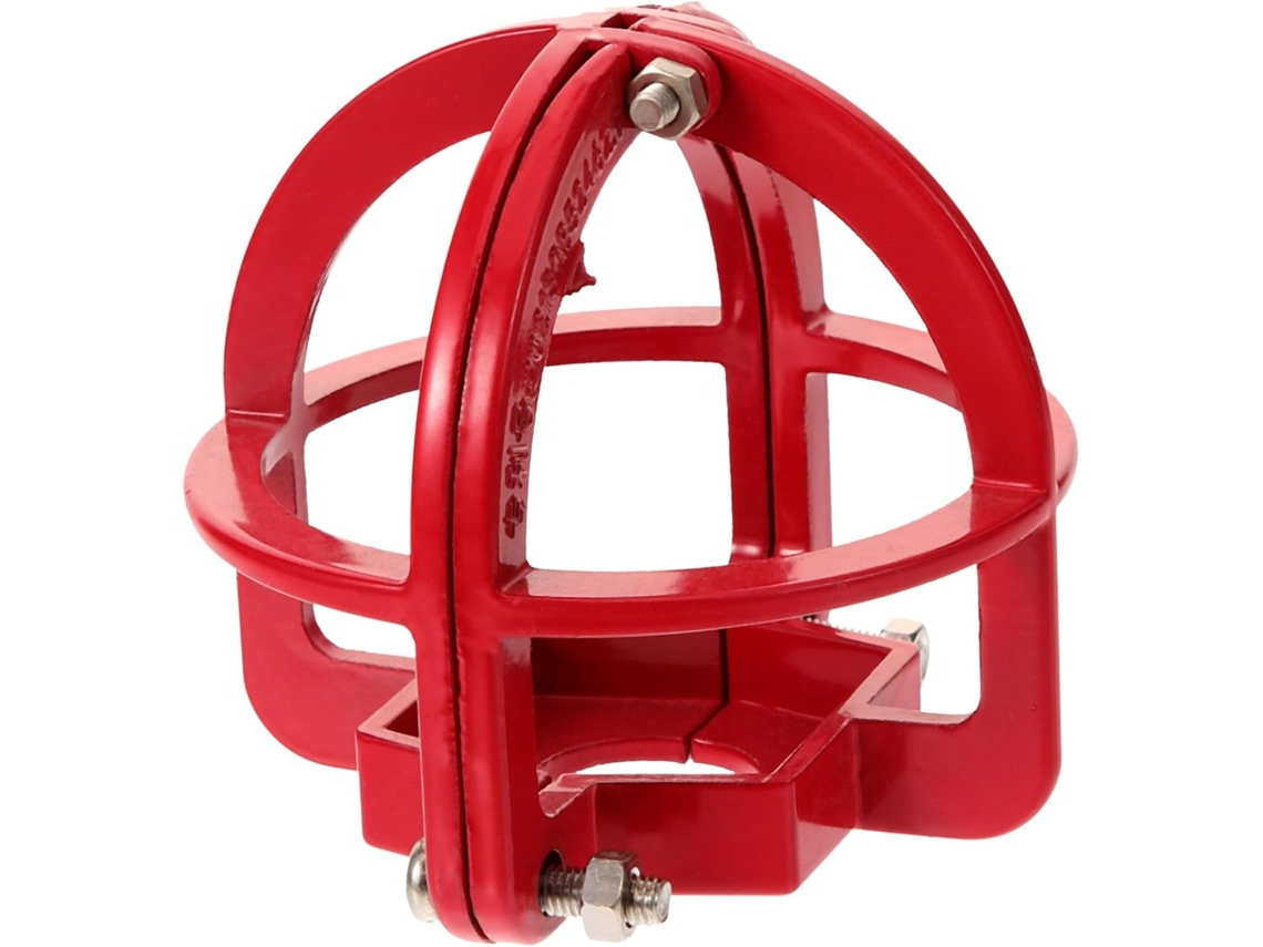 Cubierta Protectora Completa De Metal Rojo Para Cabezal De Rociador Contra Incendios