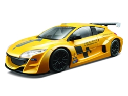 Coche Coleccionable BBURAGO Renault Megane Trophy Amarillo (Edad Mínima: 3 Años)