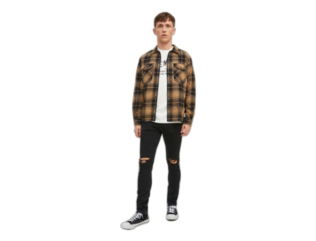 Pantalones Vaqueros para Hombre JACK & JONES (28x30 - Negro)