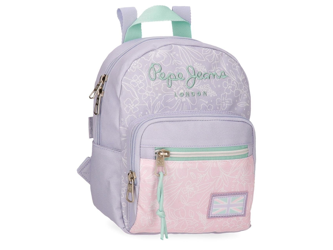Mochila Pepe Jeans Renata lila 2025 23x19x8 cm
