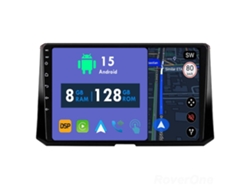 Coche Radio Android Auto Autoradio 8GB RAM 128G ROM CarPlay Navegación GPS Pantalla Táctil RoverOne para Toyota Corolla 12 2018 - 2023 