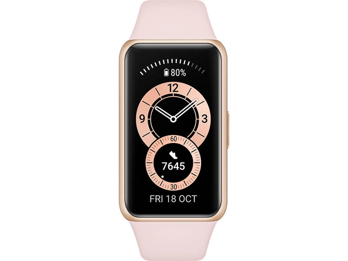 Pulsera de Actividad HUAWEI Band 6 (Bluetooth - SpO2 - Hasta 14 días de autonomía - Rosa)