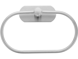 Suporte Oval Para Toalhas De Banheiro Em Aço Inoxidável, Sem Necessidade De Furar, Com Gancho E Argola Para Toalhas,