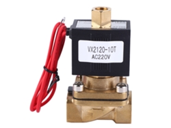 Válvula Solenoide Elétrica de 2 Vias 0-1,0 MPa AC 220V Pt3/8 de Ação Direta SMC