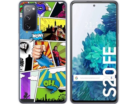Carcasa Samsung Galaxy S20 FE TUMUNDOSMARTPHONE Comic Multicolor