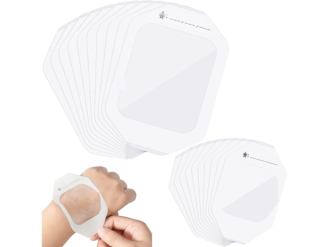 50 Apósitos Transparentes Impermeáveis Para Feridas, Curativos Adesivos Resistentes À Água E Suor, Proteção Transpirável