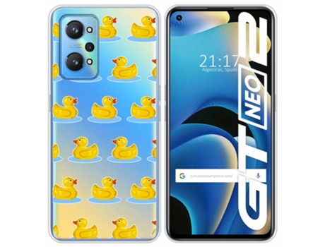 Carcasa Realme GT NEO 2 5G TUMUNDOSMARTPHONE Dibujos Transparente Multicolor