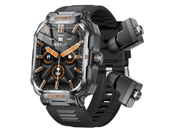 Smartwatch Yizhood Gt55 2.01 Pulgadas Bluetooth Llamada Control De Salud 345mah Con Auricular (android Y Ios - Negro)