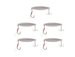2026rebe-5pcs 20g Vib Cebo De Pesca Metalico Vib Duro Artificial Cebo Falso Plata