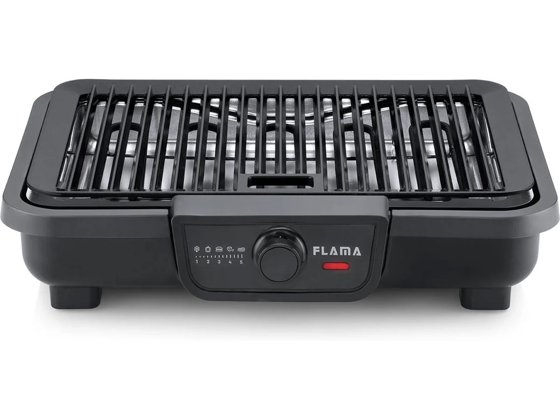 Parrilla FLAMA con Rejilla Grill  4871FL (2200 W - Negro)