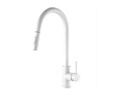 Grifo Giratorio De Acero Inoxidable De Doble Función Para Agua Fría Y Caliente, Extraíble, 210 X 50 X 430 Mm