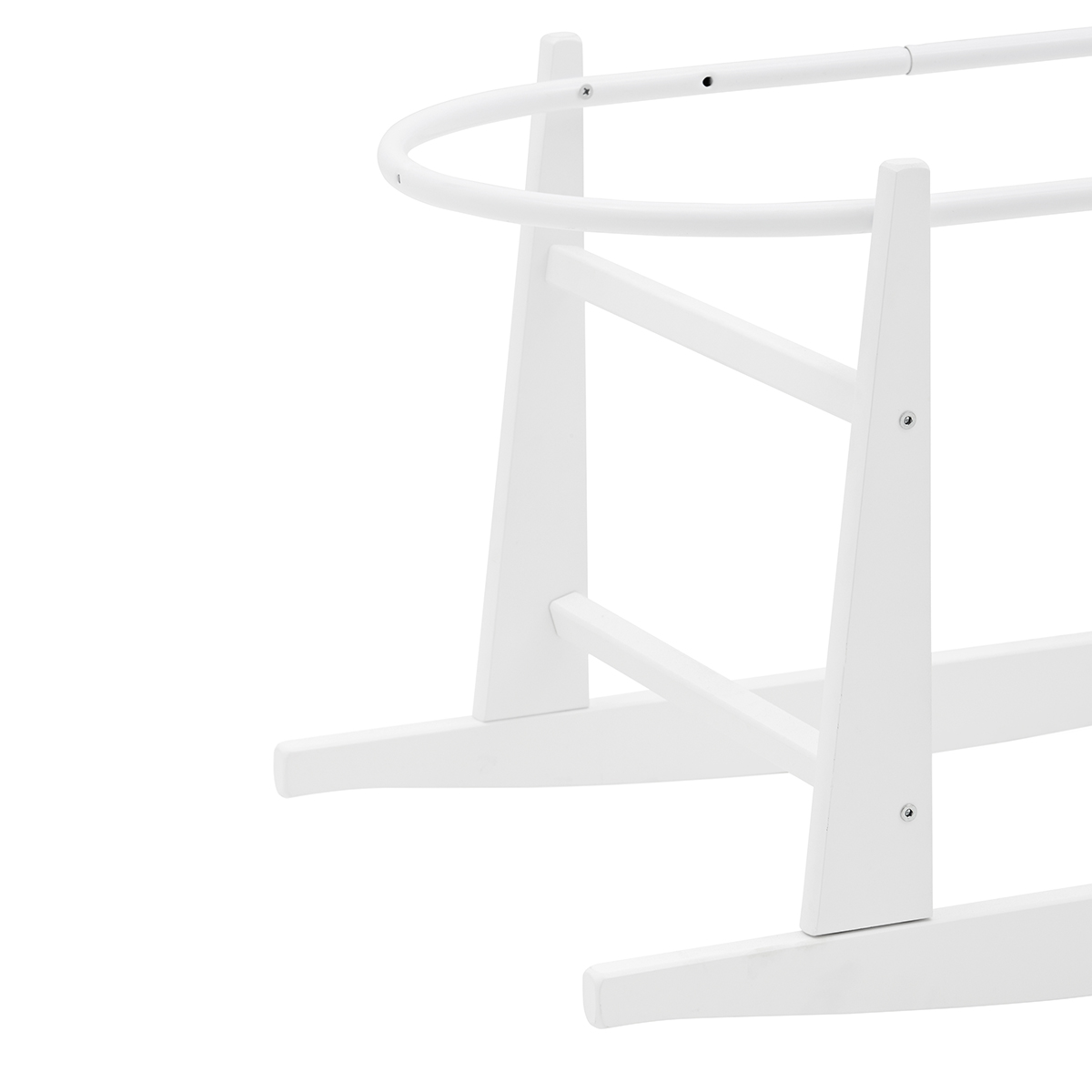 Cuna CAMBRASS Liso e (Madera - Blanco - 46.5 x 86 x 48.5 cm)