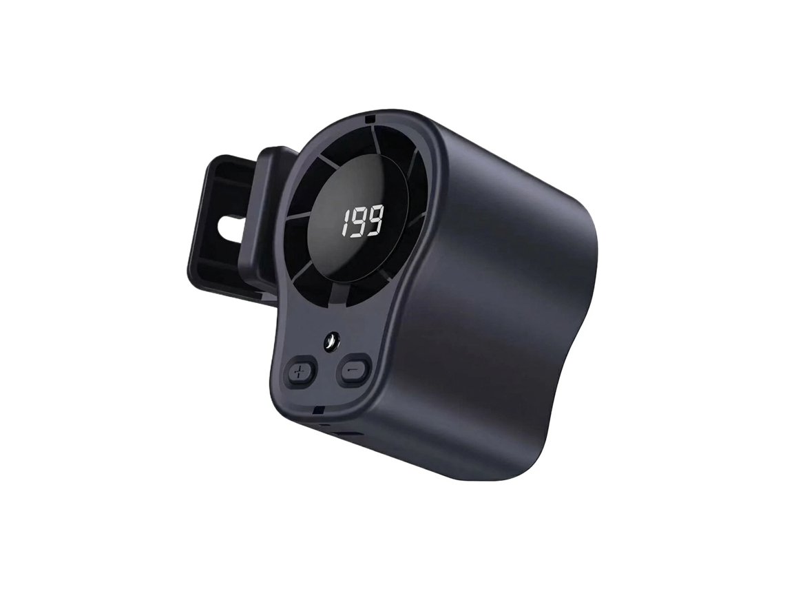 Aire acondicionado portátil para coche, placa de refrigeración de 16 °C, 199 velocidades y clip (negro)