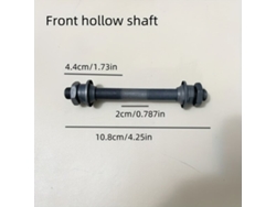 Eje hueco para bicicleta de carretera, kit de cierre rápido. Pickify Slowmoose