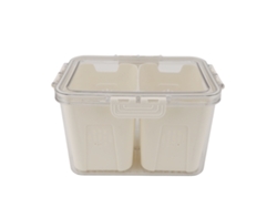 Contenedor De Pet Para Almacenar Alimentos En Refrigeradores, 2 Rejillas, Cierre Hermético, Fácil De Limpiar.