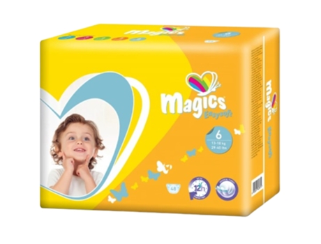 Pañales Talla 6 MAGICS EASYSOFT. 36 uds. (16 - 30 kg)