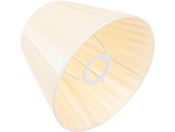 Lámpara E27 De Estilo Sencillo Y Decorativo, Con Protección Ocular Gracias A Su Tejido Beige, Ideal Para El Dormitorio.