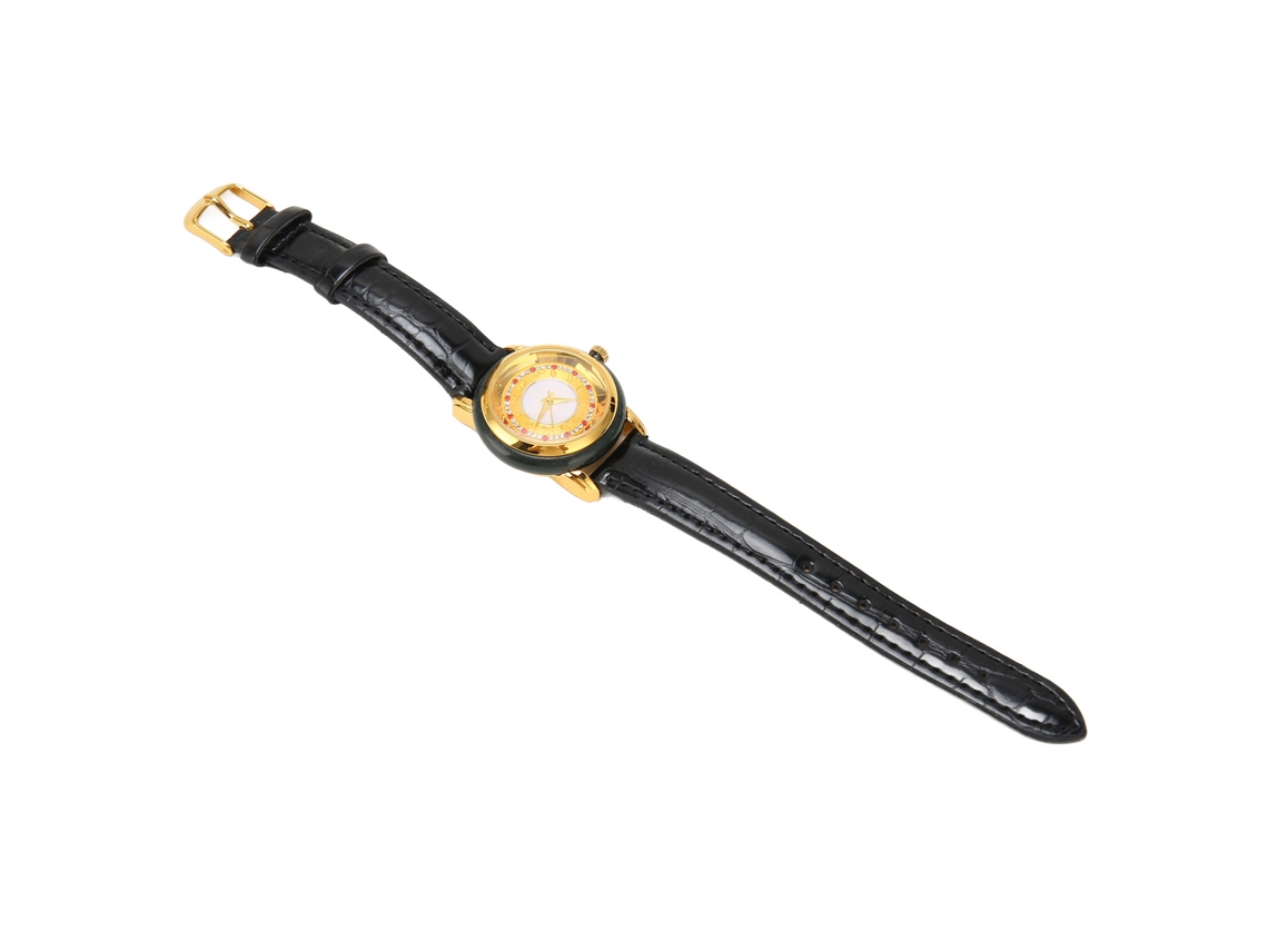 Reloj Vintage De Piel Sintética Con Estampado De Animales Para Mujer