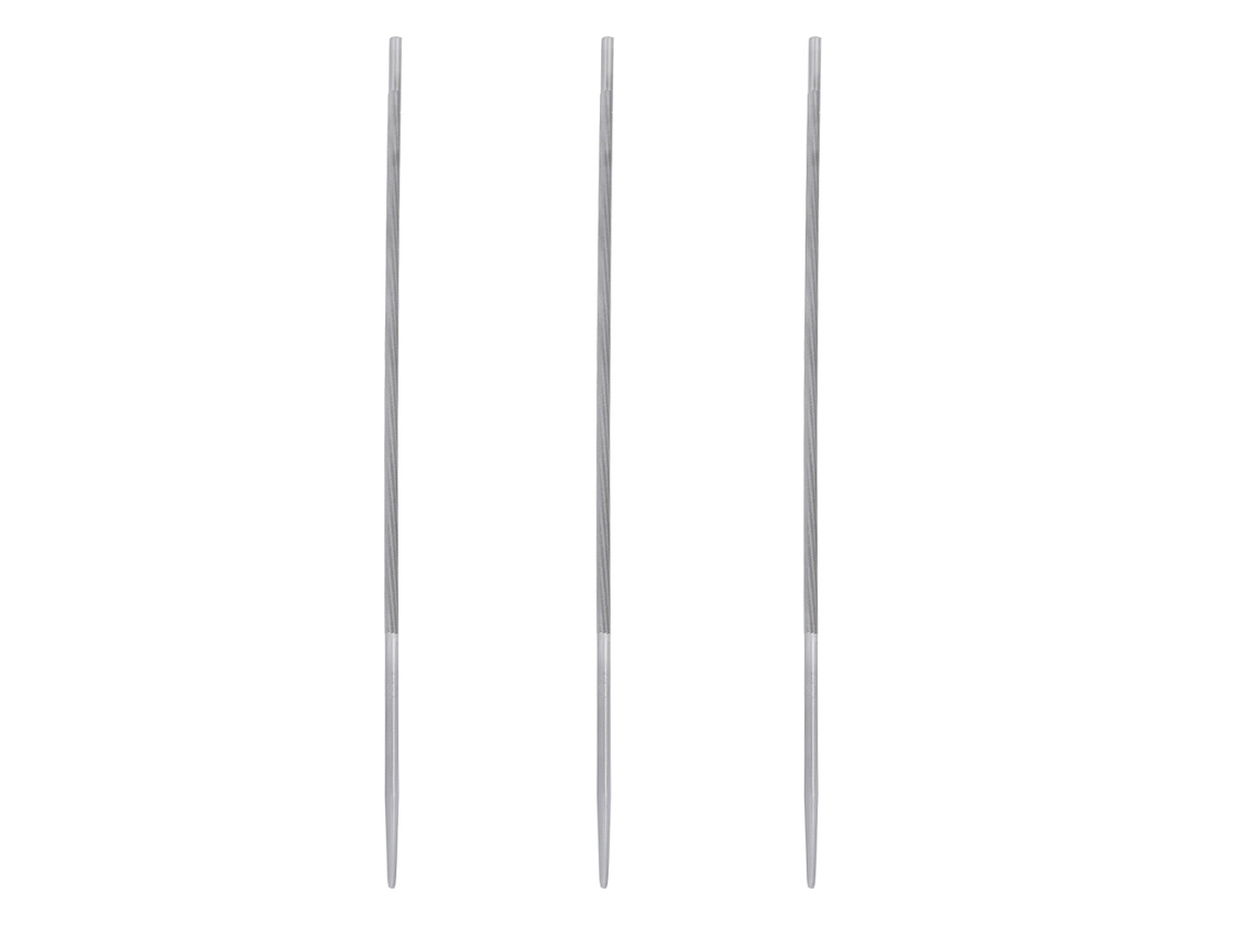 3 Limas Redondas De 4 Mm (5 32 Pulgadas) Para Afilar Cadenas De Motosierra Y Accesorios Para Cortacésped Y Desbrozadora