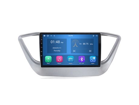 Autoradio 4GB RAM64GB ROM ROVERONE para Hyundai Solaris 2 Verna 2016 - 2020 CarPlay Android Coche Radio Bluetooth Navegación