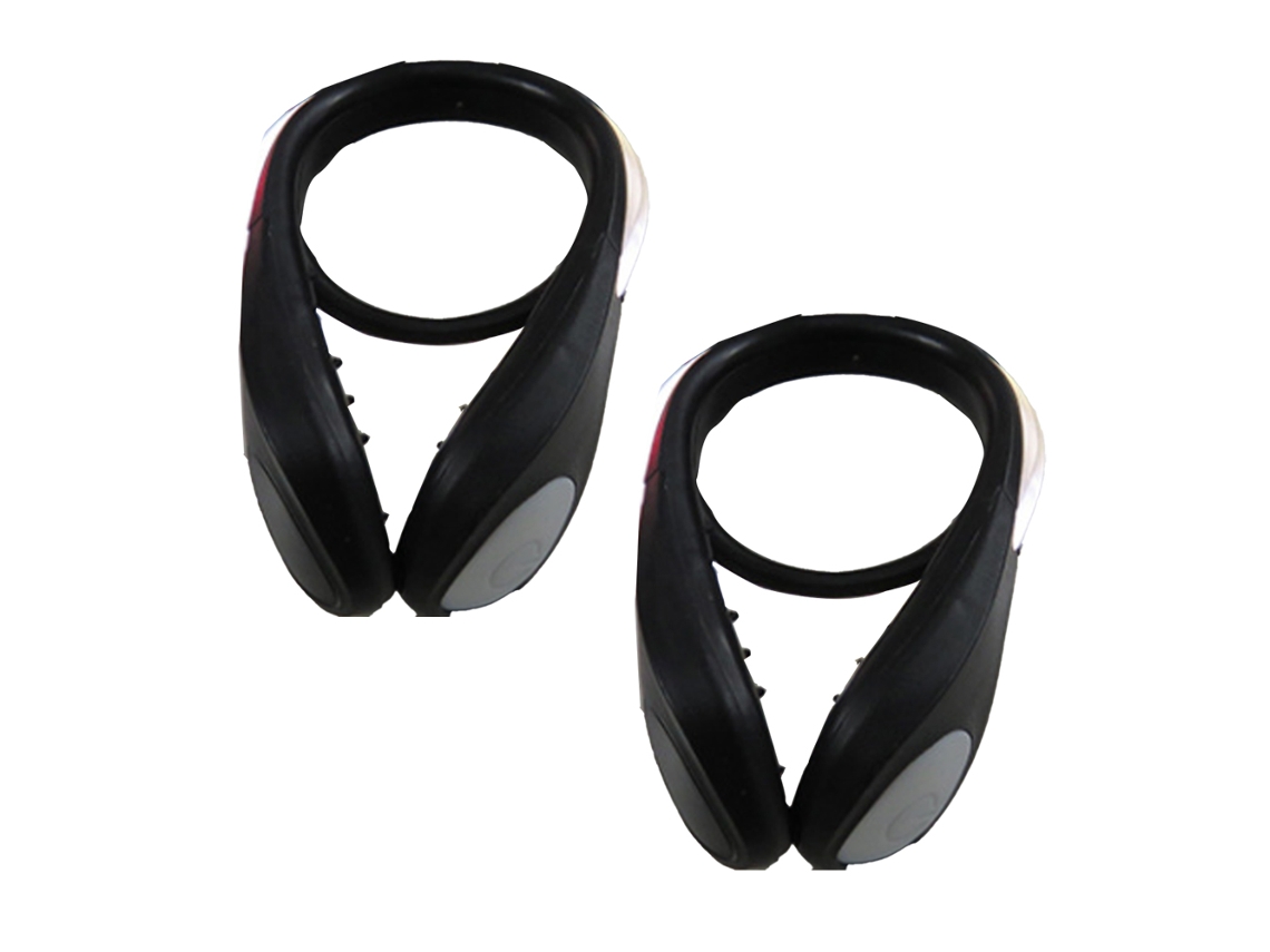 MEOIRUERY 2 unidades de clips de zapato con LED para deportes al aire libre, luces de advertencia para correr y ciclismo nocturno