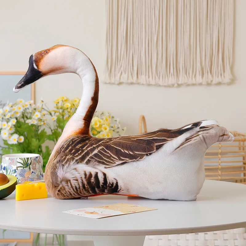 (ganso, 35-40 Cm) Bonito Cojín De Peluche Con Estampado De Animales, Decoración Para El Hogar.
