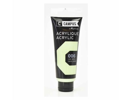 Tinta Acrílica CAMPUS (Verde Pastel N°006 - 100ml)