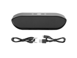Barra de sonido con subwoofer y entrada de línea.