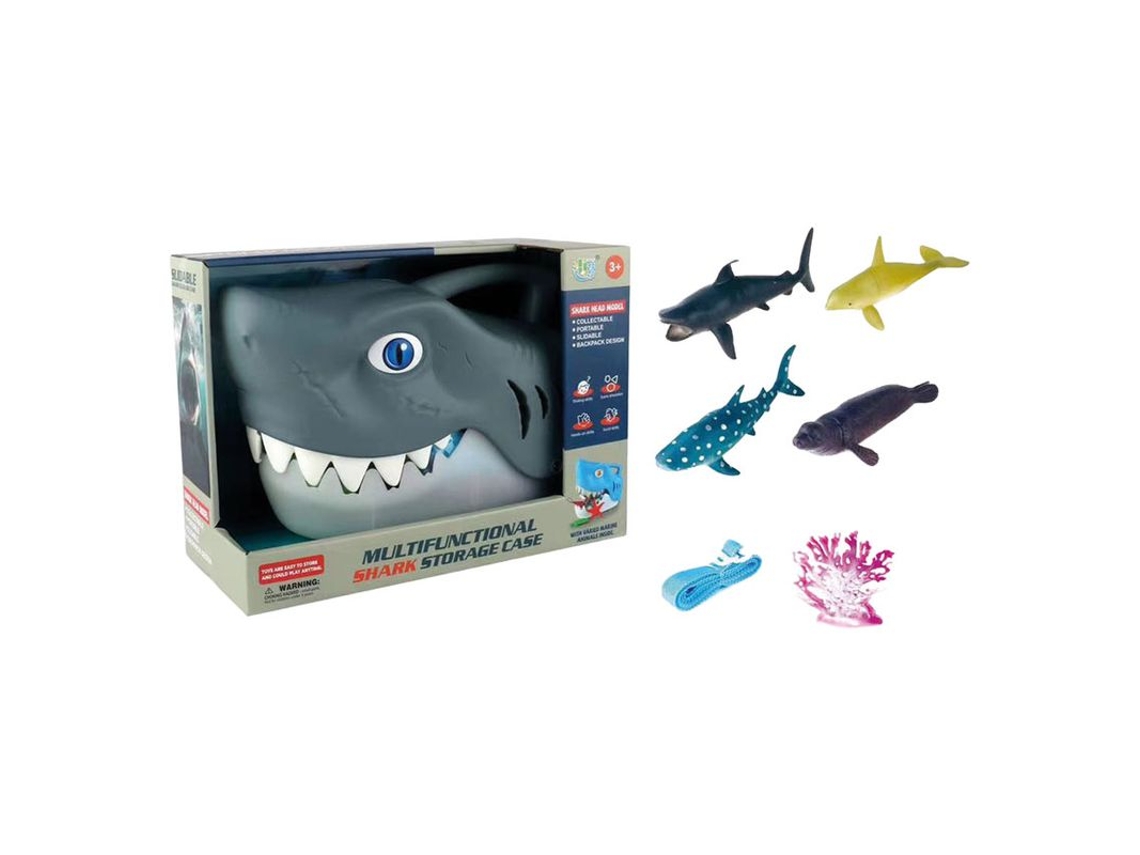 Cabeza de Tiburón con figuras, set de 32 piezas, modelo 25636