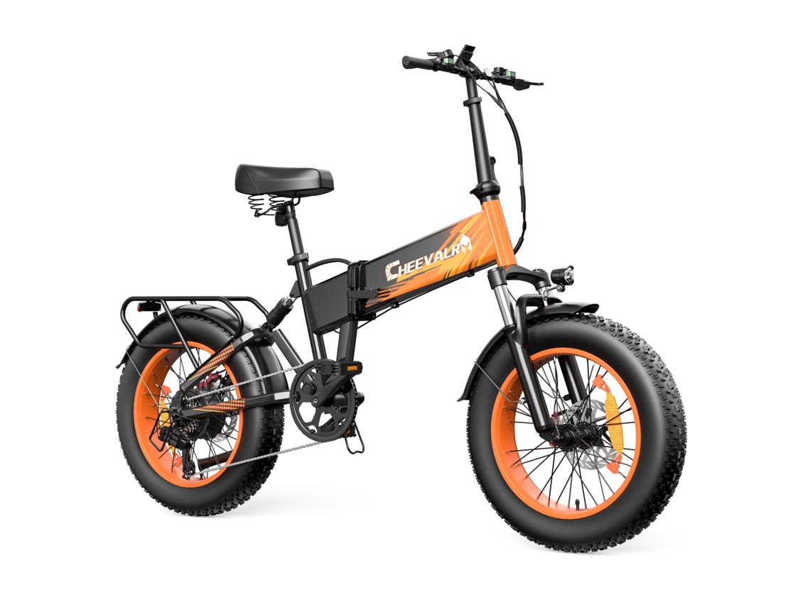 Bicicleta Eléctrica Plegable Cheevalry Cf1000-1, Batería De 48 V Y 20 Ah, Frenos De Disco Hidráulicos.